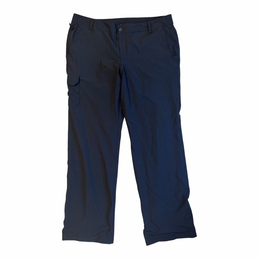 Eddie Bauer Women’s Fleece Lined Softshell Pants Black Sz 16 Hiking